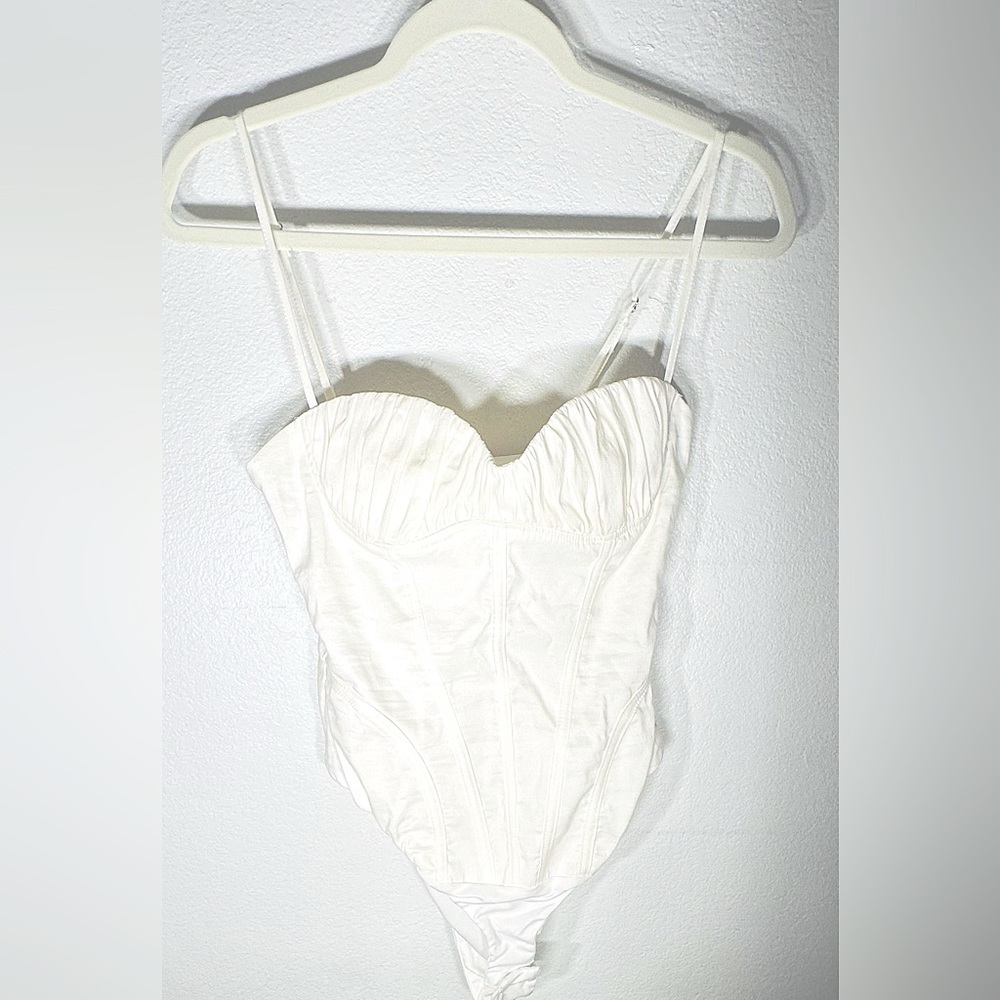 Zara linen blend body suit